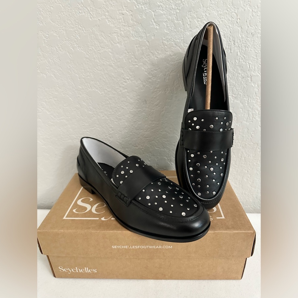 Seychelles Sooner Or Later Studs Womens 11 Black Leather Upper